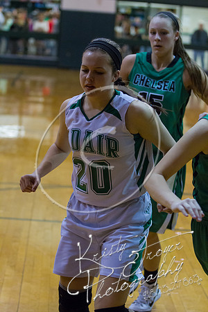 Adair vs Chelsea Basketball homecoming