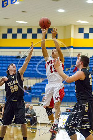salina vs locust grove boys basketball at pit
