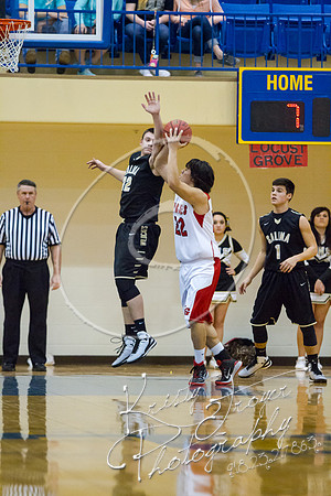salina vs locust grove boys basketball at pit