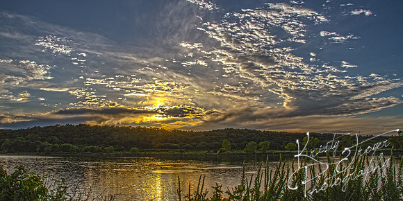 Lake Hudson, Sunsets, Salina Oklahoma