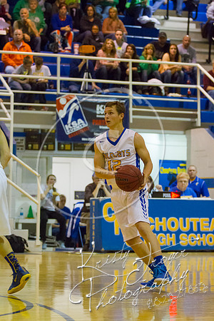 Chouteau vs Adair Basketball