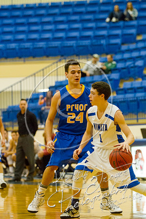Pryor vs Vinita Basketball at PIT