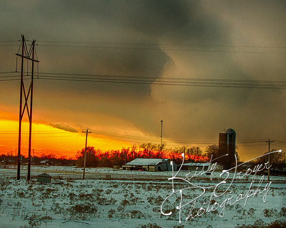 Oklahoma Winter Sunset