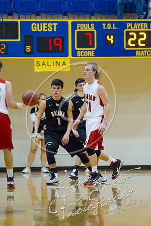 salina vs locust grove boys basketball at pit