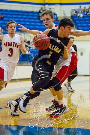 salina vs locust grove boys basketball at pit