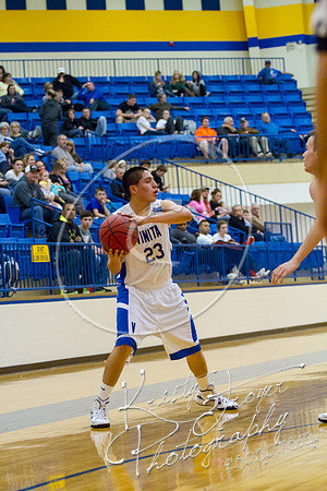 Pryor vs Vinita Basketball at PIT